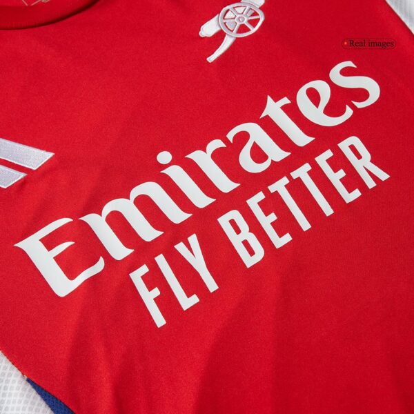 Arsenal Home Long Sleeve Soccer Jersey 2024/25 - Image 9