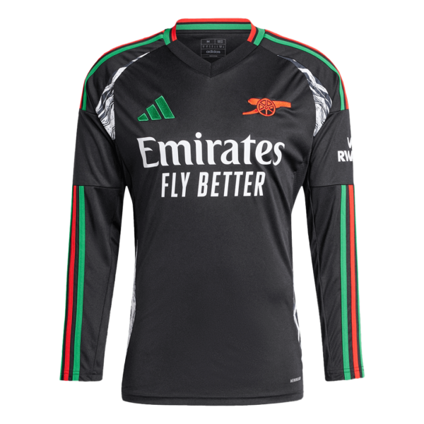 Arsenal Away Long Sleeve Soccer Jersey 2024/25