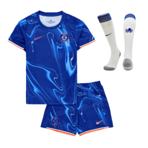 Kid's Chelsea Home Soccer Jersey Kit(Jersey+Shorts+Socks) 2024/25