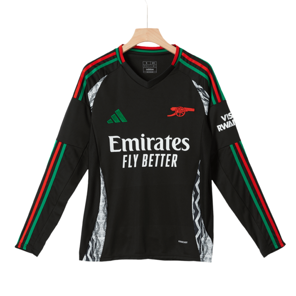 Arsenal Away Long Sleeve Soccer Jersey 2024/25 - Image 4