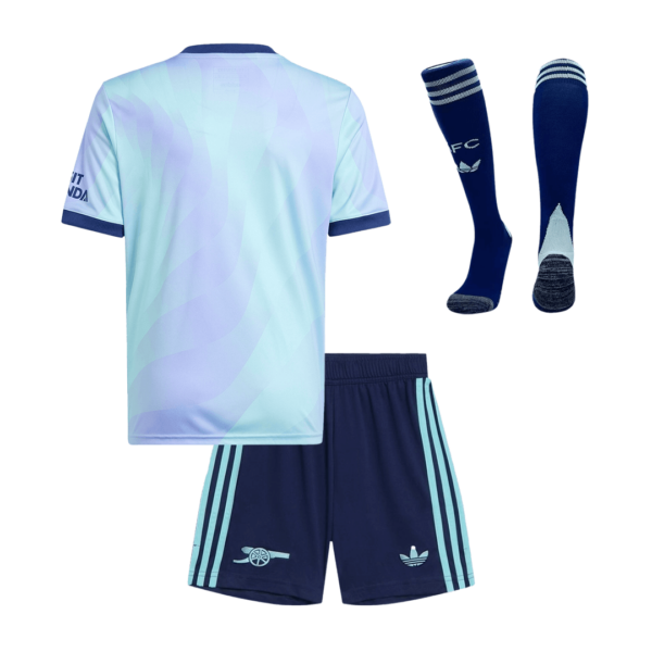 Kid's Arsenal Third Away Soccer Jersey Kit(Jersey+Shorts+Socks) 2024/25 - Image 2