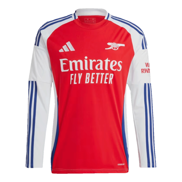 Arsenal Home Long Sleeve Soccer Jersey 2024/25