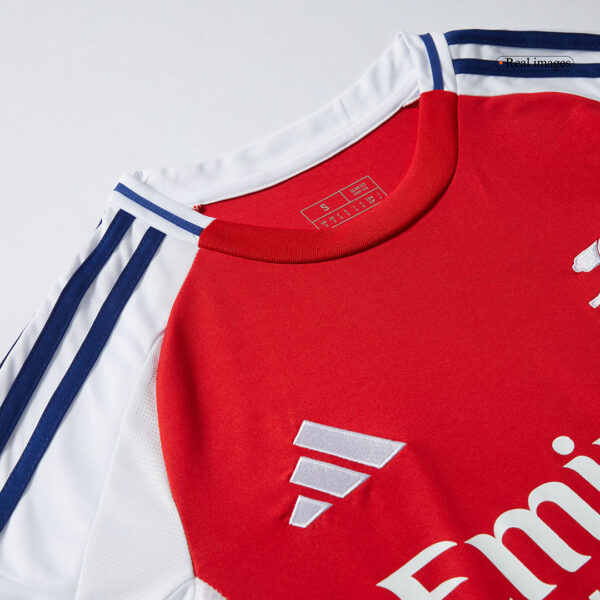 Arsenal Home Long Sleeve Soccer Jersey 2024/25 - Image 6