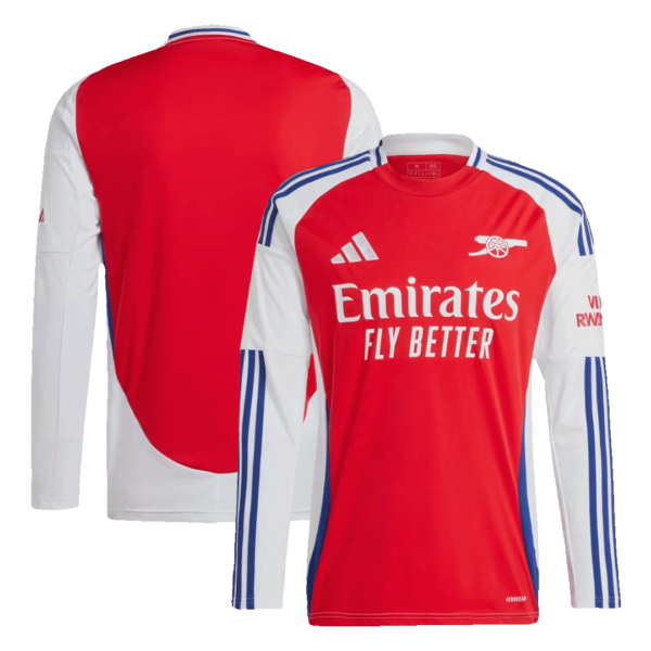 Arsenal Home Long Sleeve Soccer Jersey 2024/25 - Image 3
