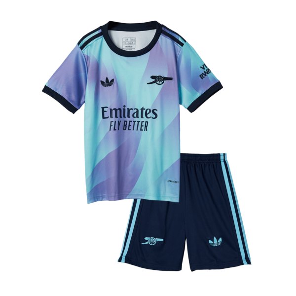 Kid's Arsenal Third Away Soccer Jersey Kit(Jersey+Shorts+Socks) 2024/25 - Image 3