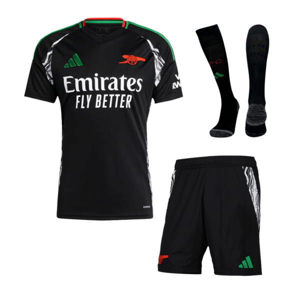 Arsenal Away Soccer Jersey Kit(Jersey+Shorts+Socks) 2024/25