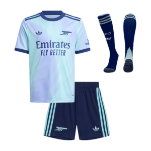 Kid's Arsenal Third Away Soccer Jersey Kit(Jersey+Shorts+Socks) 2024/25
