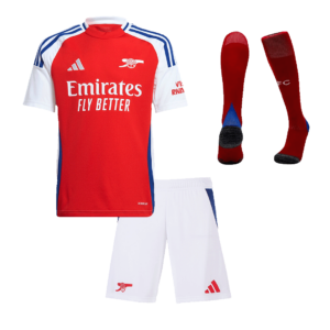 Kid's Arsenal Home Soccer Jersey Kit(Jersey+Shorts+Socks) 2024/25